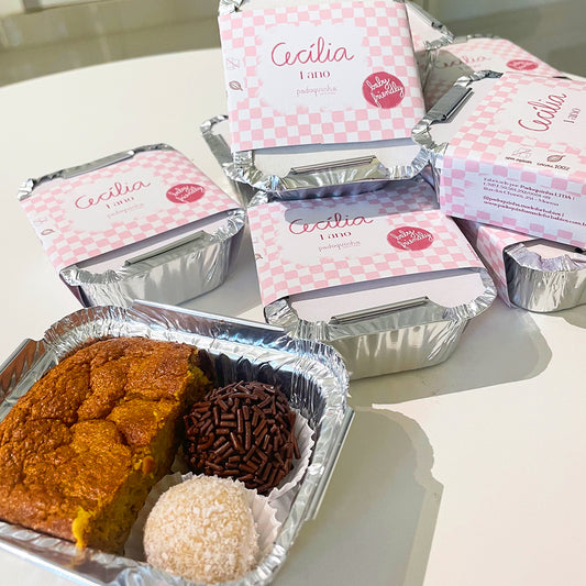 Marmitinhas com rótulos personalizados
