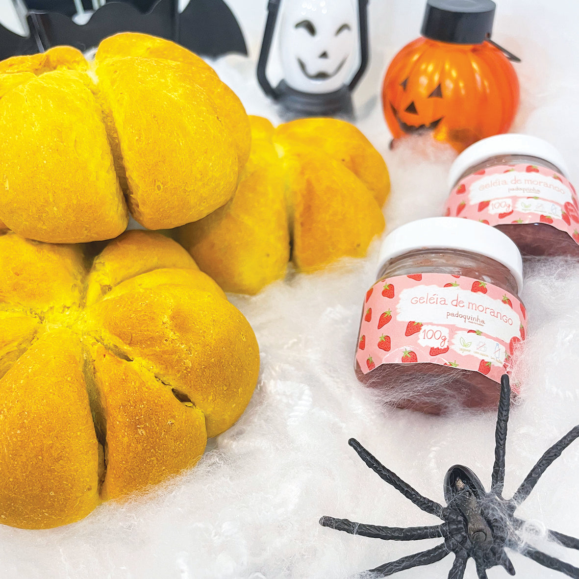 Halloween - Caixinha pão e geléia