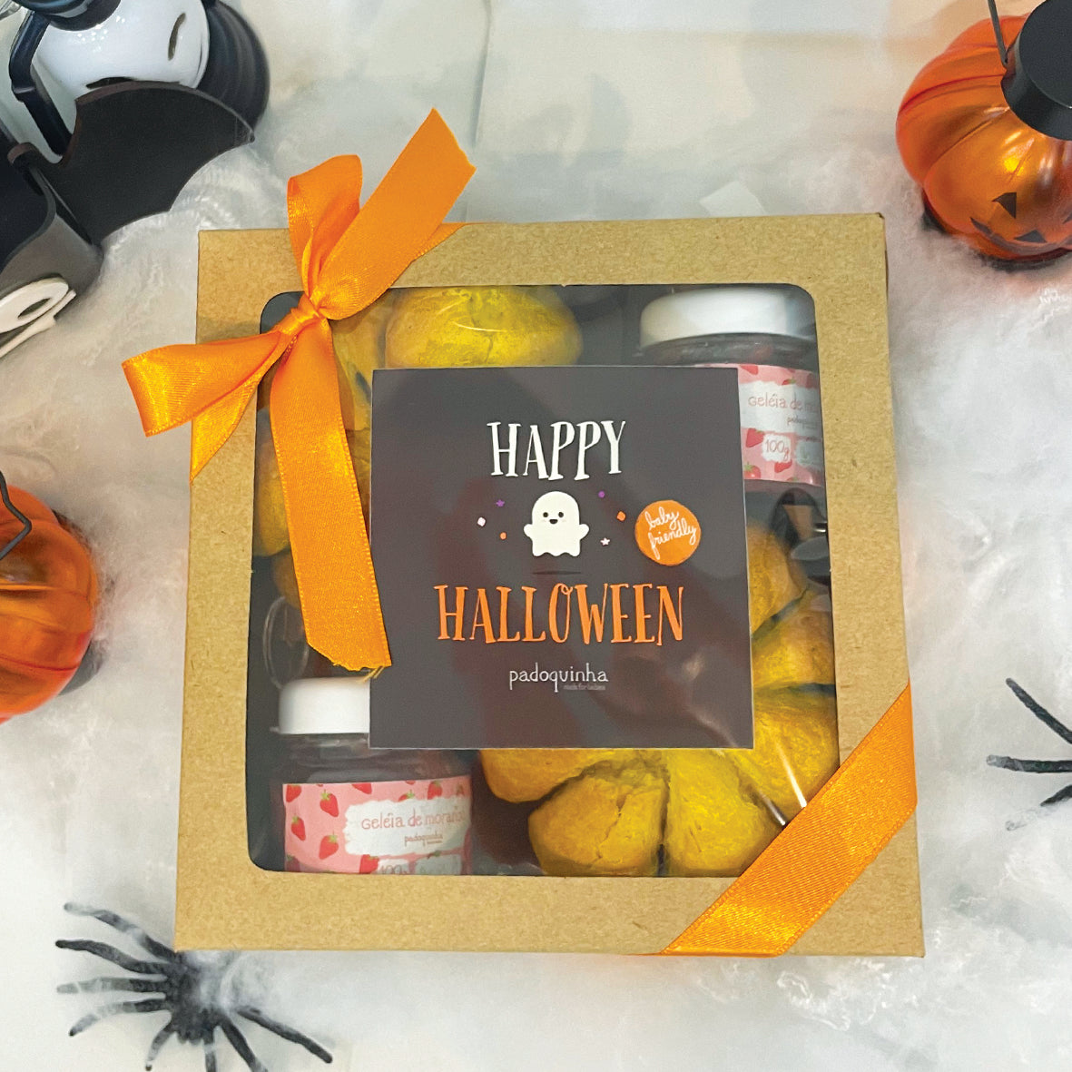 Halloween - Caixinha pão e geléia
