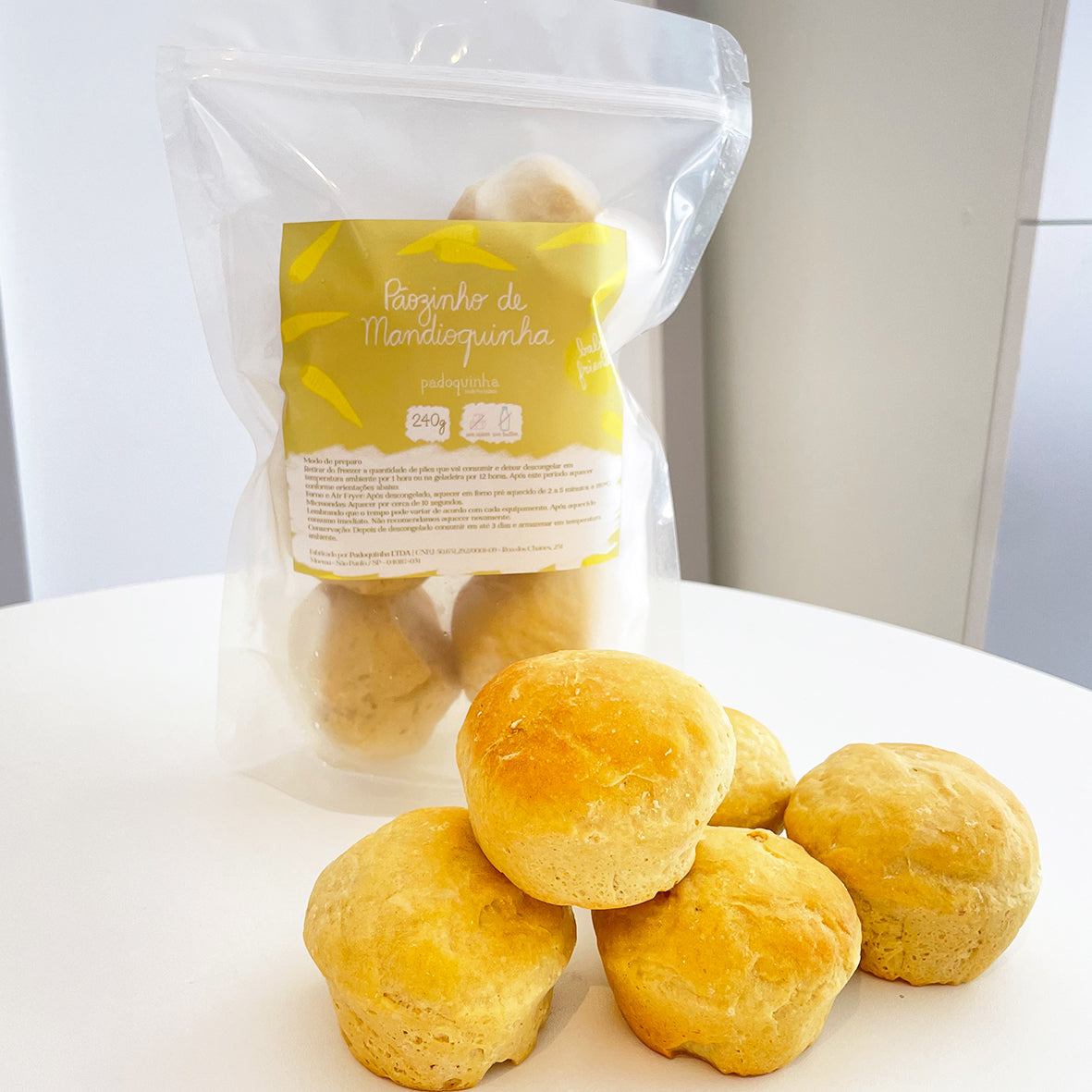 Pãozinho de Mandioquinha