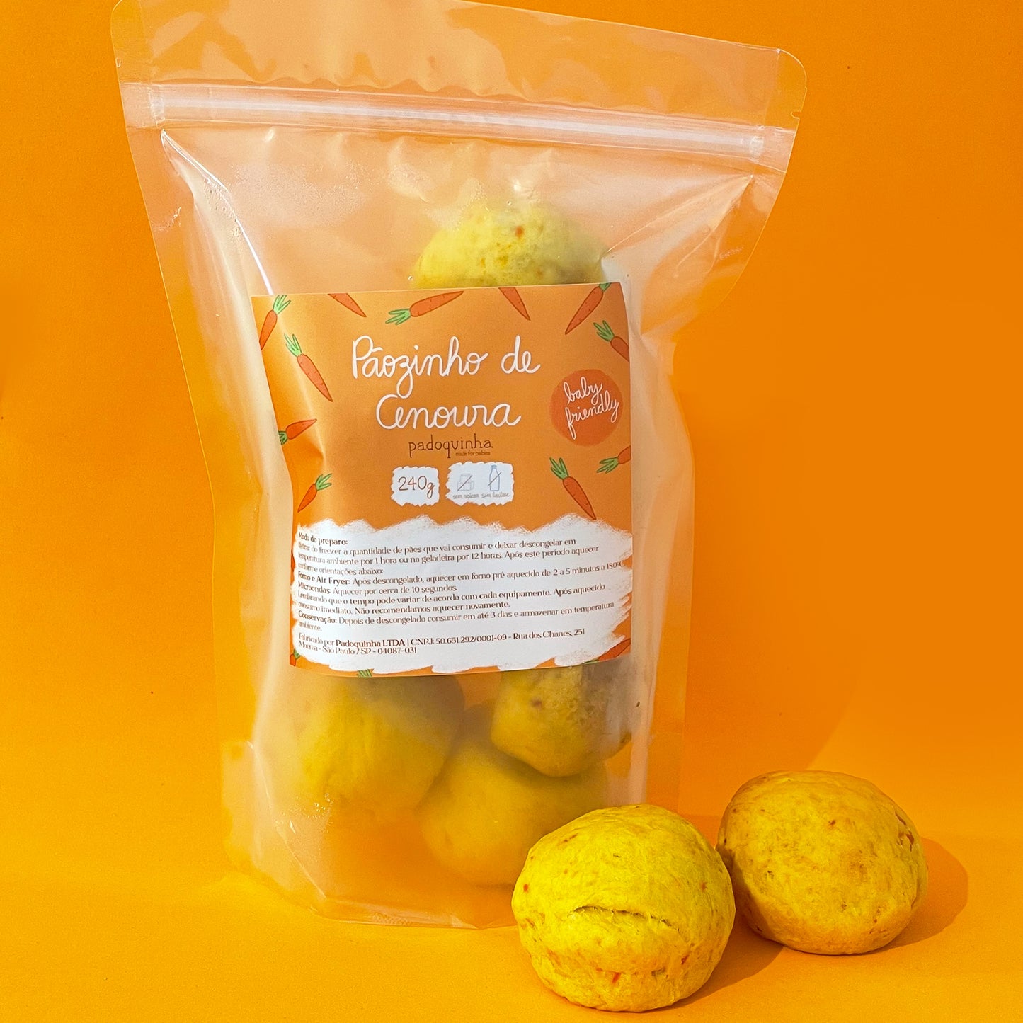 Pãozinho de Cenoura