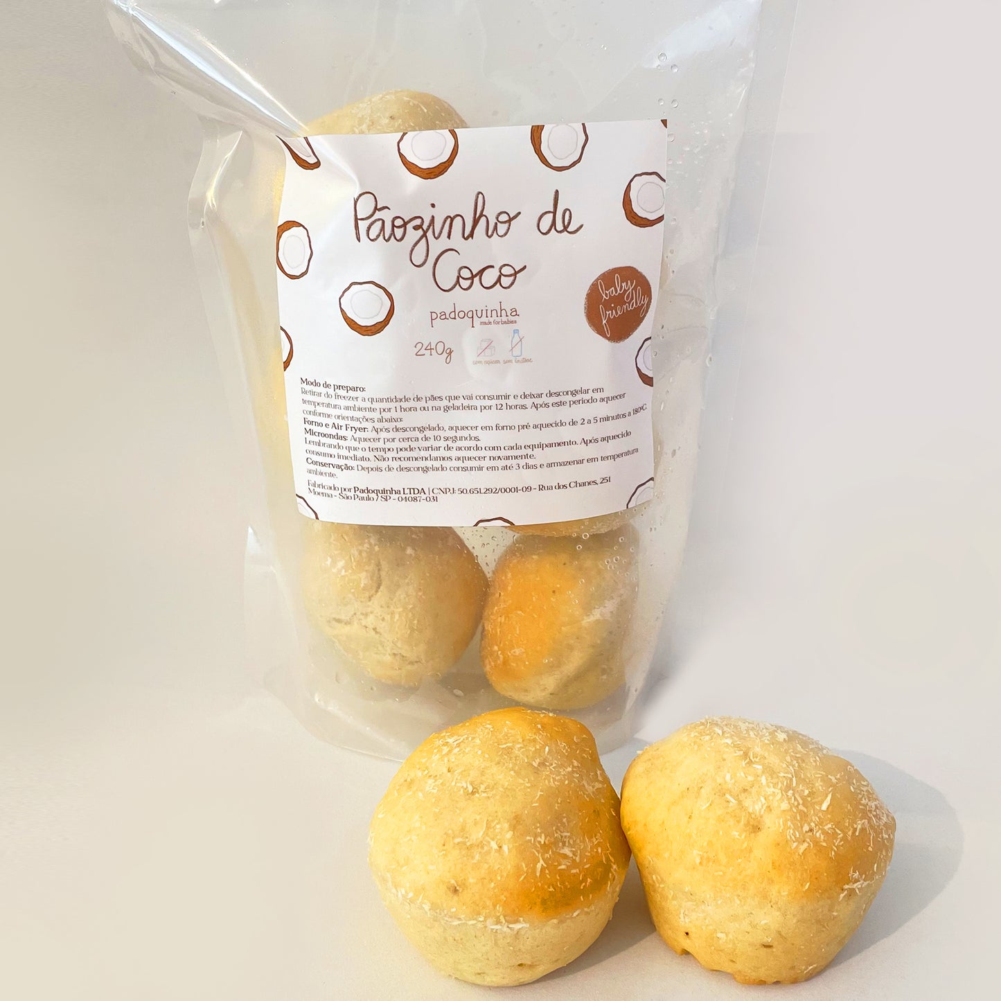 Pãozinho de Coco