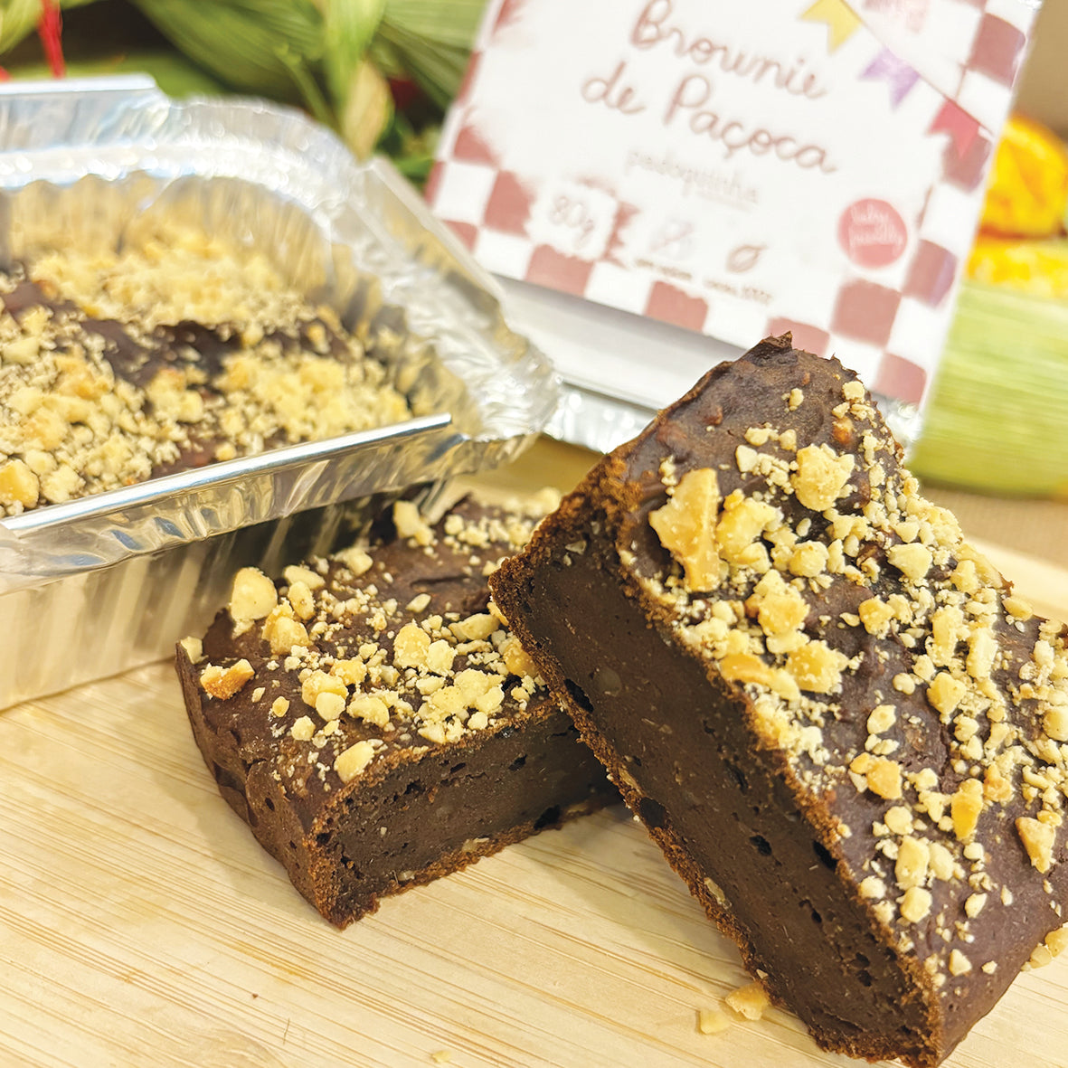 Brownie de Paçoca